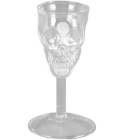 Resim Kristal Cam Kafatası Başlı Kadeh Şeffaf Kafatası Başlı Cam Bardak Kırmızı Şarap Viski Şampanya İçme Bardağı 