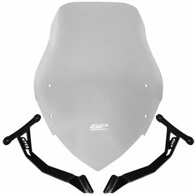 Resim GP Kompozit Honda CB125F 2023-2024 Uyumlu Ön Cam Şeffaf 48 cm 