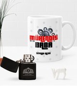 Resim Bk Gift Kişiye Özel Mühendis Baba Benzinli Çakmak Ve Kupa Seti-1 
