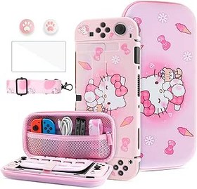 Resim HYPERCASE Pink Switch Carrying Case of Hello Kitty 