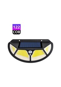 Resim Fonksiyonel Sensörlü 122 Ledli Solar Bahçe Lambası Çok Renkli 