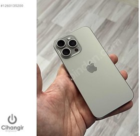 Resim Apple iPhone 15 Pro Max İkinci El YD | 256 GB | Natürel Titanyum 