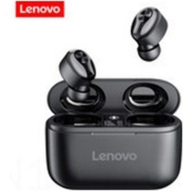 Resim Lenovo HT18 Kablosuz Bluetooth Kulaklıklar Iki Dokunmatik Kontrol Sporları Hıfı Stereo Gürültü Azaltma (Yurt Dışından) 