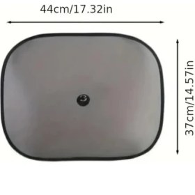 Resim Oto Arka Yan Cam Vantuzlu Perde Güneşlik Gölgelik Araç Sağ ve Sol Arka Yan Cam Perde Güneşlik 