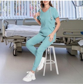 Resim Suntek Kadın Üniforma Fırçalama Seti M-açık-mavi 