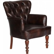 Resim 3A Mobilya New Çatlak Deri Midi Berjer 