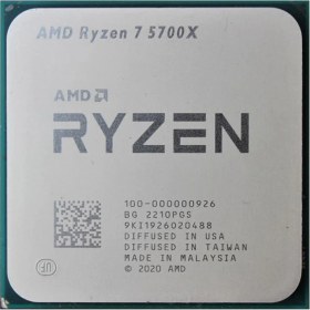 Resim Amd Ryzen 7 5700X 3.40GHZ 32MB Am4 65W Fansız Tray 