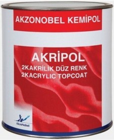 Resim Akzonobel Kemipol Düz Renk 1. Grup Boya 1 Litre Fı249 Beyaz 