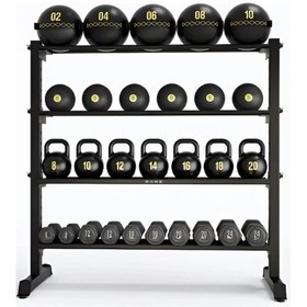 Resim Rane Sağlık Topu Kettlebell Dambıl Standı 