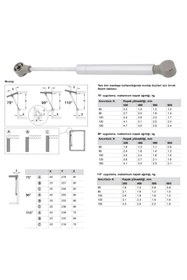 Resim Koçsan Gazlı Piston Dolap Kalkar Kapak Amorsitörü Mat Gümüş 100 Newton 