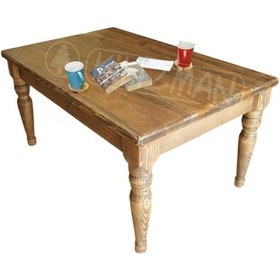 Resim Kilizman Masif Trona Ahşap Sehpa 