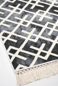 Resim Alanur Home Eko Djt Yıkanabilir Kaymaz Taban 3 Lü Yatak Odası Takımı S5039 Iskandinav Gri 