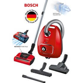 Resim Bosch Serie 4 Toz Torbalı Süpürge Proanimal Turbo Halı Döver ve Evcil Hayvan Başlıklı Toz Torbalı Süpürge 10 Yıl Motor Garantili 