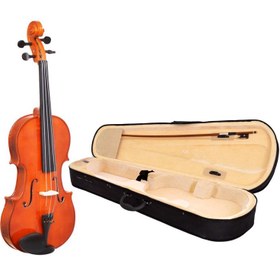 Resim Dominguez DVA14LC Viyola - 1/4 (Eğitim - Küçük Boy Set) | Çocuklar İçin Ergonomik Gövde, Sıcak Ses Karakteri, Yumuşak Tuşe, Taşıma Çantası ve Yay Dahil | Uyum: 1/4 (Çeyrek Boy) Viyola 