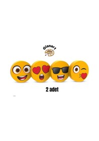 Resim Emojili Yuvarlak Silgi 2 Adet 