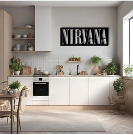 Resim Dekoratif Metal Sanatı Nirvana Metal Duvar Tablosu Sanat 