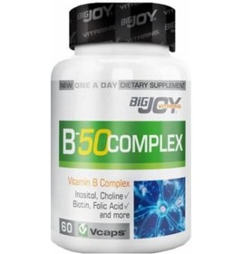 Resim Bigjoy Vitamins B50 Complex 60 Bitkisel Kapsül 