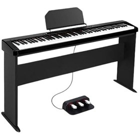 Resim Fenix C-811 Taşınabilir Dijital Piyano Seti (Siyah) 