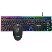 Resim Maiyame Hxsj V300y Rgb Aydınlatmalı Oyun Klavye Ve Mouse Seti - Ergonomik, Usb Multimedya Gaming Set Diğer 