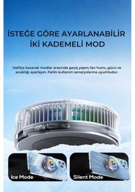 Resim Manyetik Mıknatıslı Telefon Soğutucu Radyatörlü Fan 