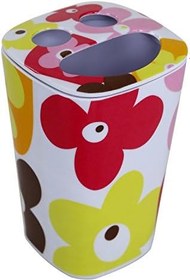 Resim Bosphorus Diş Fırçalık Kırmızı Papatya Melamin Model 