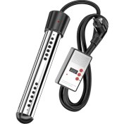 Resim Daldırma Su Isıtıcı, Zamanlayıcı ile 2500W Elektrikli Kova Isıtıcı Otomatik Kapalı Ev Kışlı Ab Fişi Için Sıcak Küvet Isıtıcı (Yurt Dışından) 