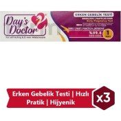 Resim Day's Doctor Gebelik-Hamilelik Testi | Erken | Hızlı | Pratik | Hijyenik | %99,8 | 3 Adet 