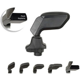 Resim Ford Focus 2 Araca Özel Kol Dayama Kolçak Siyah 2006-2012 