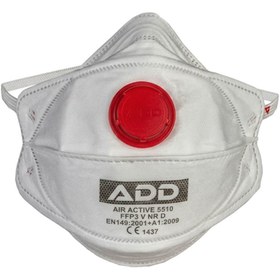 Resim ADD 5510 AIR ACTIVE FFP3 Toz Maskesi Ventilli (25 Adet/Paket) 