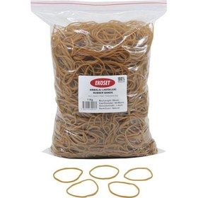 Resim Ekoset 80mm Kauçuk Paket Ambalaj Lastiği 1KG 