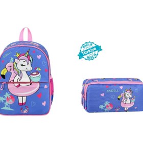 Resim Waddell Unicorn Anaokul Çantası ve Kalem Kutu 