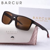 Resim BARCUR Polarize Moda Gözlükleri Erkekler & Kadınlar için - Dayanıklı TR90 Dikdörtgen Çerçeve, Balıkçılık & Dış Mekanlar için İdeal Koruma - Şık Siyah Kırmızı Vurgularla, Kılıf & Bez ile Mükemmel Hediye, Koruyucu Gözlükler|Polarize Lensler|Hafif Gözlükler, BARCUR 