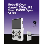 Resim R36S 64 GB Retro Oyun Konsolu – Çoklu Emülatör Desteği, Linux Tabanlı Açık Sistem 