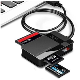 Resim AteşTech Usb3.0 Çoklu Kart Okuyucu Compact Flash/tf/sd Mmc M2 Ms Xd Sdhc Kartlar 