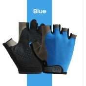 Resim Liangduo Shop No.5 Tarzı S Beden Kayma Önleyici Şok Nefes Yarım Parmak Eldiven Erkek Kadın Yarım Parmak Eldiven Nefes Bisiklet Eldiveni Bisiklet Eldiveni Bisiklet Eldiveni (Yurt Dışından) 