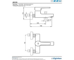 Resim Eca Delta Banyo Bataryası 102102346 