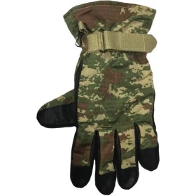 Resim 5.11 Yesil Kamuflaj Askeri Eldiven 