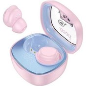 Resim Treasures Çocukluğunuza Eğlenceli: Hoco Ew111 Kablosuz Kulaklık, Pembe, Bluetooth 5.4, 250mah Batarya, 4 Saat Kullanım 