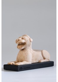 Resim Urartu Aslanı Mermerit Heykel 