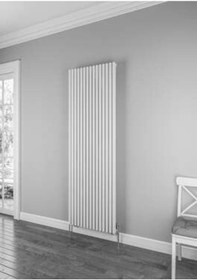 Resim Warma Diva Dikey Çelik Radyatör 580x1800 Pütürlü Antrasit 7946 