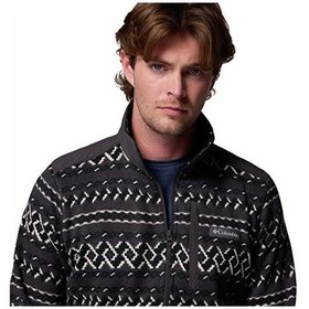 Resim Columbia Erkek Outdoor Çeyrek Fermuarlı Polar Üst 2097741012 Siyah Siyah 
