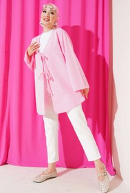 Resim VOLT CLOTHİNG Çift Bağcıklı Poplin Kimono 