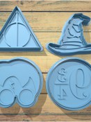 Resim Harry Potter Desenli Kurabiye Kalıbı – 3D Baskı Özel Tasarım ABS 