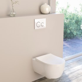 Resim Geberit Icon Rimfree Asma Klozet ve Kapak 