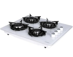 Resim Luxell LX-40TSHDF Cam Set Üstü Ankastre Doğalgazlı Ocak Beyaz 