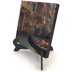 Resim Venedik Görseli Baskılı Mdf Masaüstlük 10x10 763 