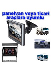 Resim Ticari Araçlara 5 İnç Monitör Ve 1 Ad Metal Kasa Kamera Kayıtsız 