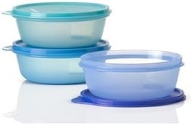 Resim Tupperware Buzdolabı Saklama Kabı 3 Lü 600 Ml 