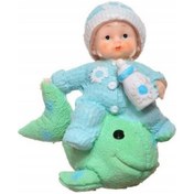 Resim 9032917466519drvs1 - Buffer Decotown Hediyelik Sevimli Mavi Bebek Biblo Polyester Süs Eşyası 