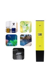 Resim ZAUSS Termometreli Dijital Ph Metre Su Sıvı Akvaryum Ph Ölçer 2 Adet Pil Kap 2 Kalibrasyon Çözeltisi 